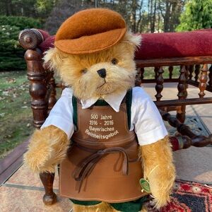German Hermann Beer Brewer Braumeister Teddy Bear 195/500